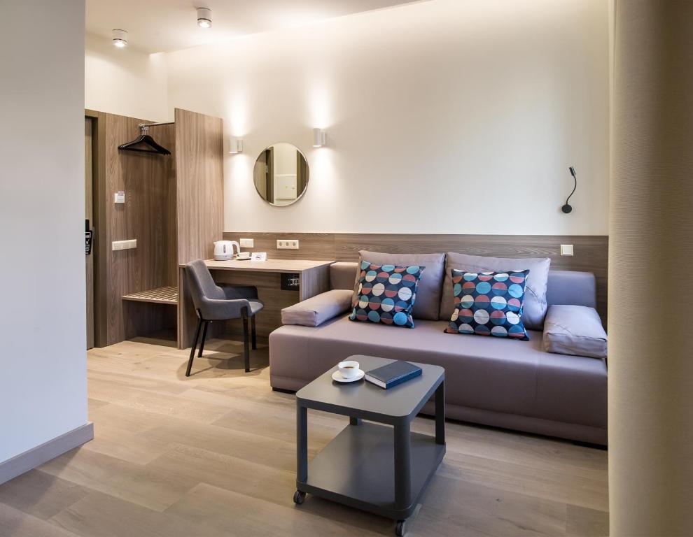 Posezení v ubytování Dangė Hotel
