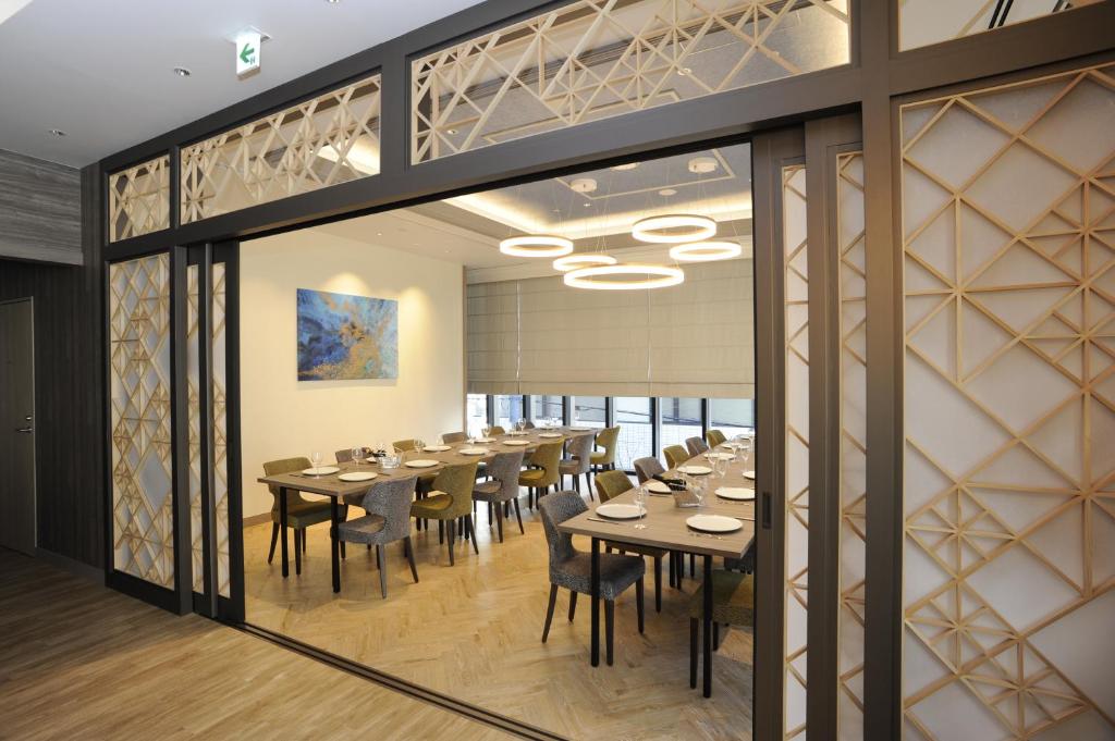 Restaurace v ubytování Hotel Keihan Tsukiji Ginza Grande