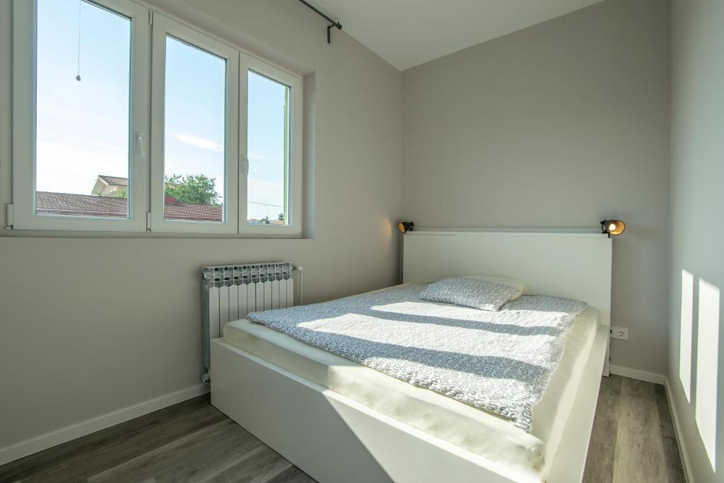 Katil atau katil-katil dalam bilik di Villa Gambera