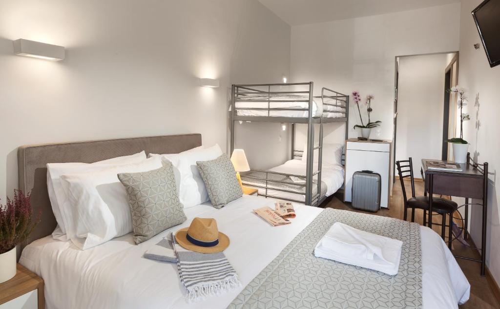 Posteľ alebo postele v izbe v ubytovaní Minavra Hotel