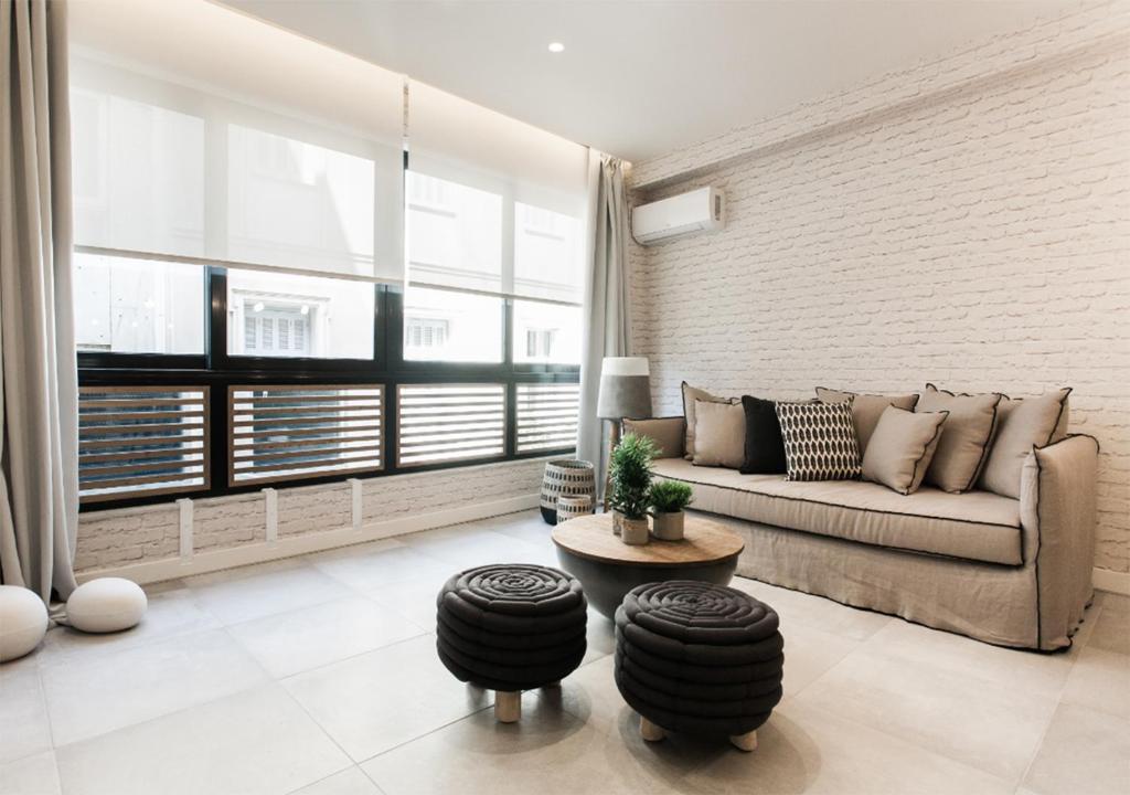 Posedenie v ubytovaní Designer Apartment - stroll to the Acropolis