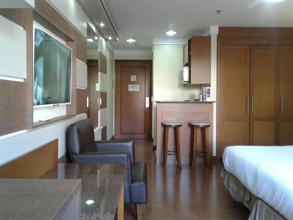  Flat em Hotel 4 estrelas Ed Alpenhaus Gramado-4 pessoas