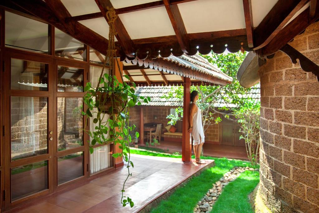 Zahrada ubytování SwaSwara Gokarna - A CGH Earth Experience