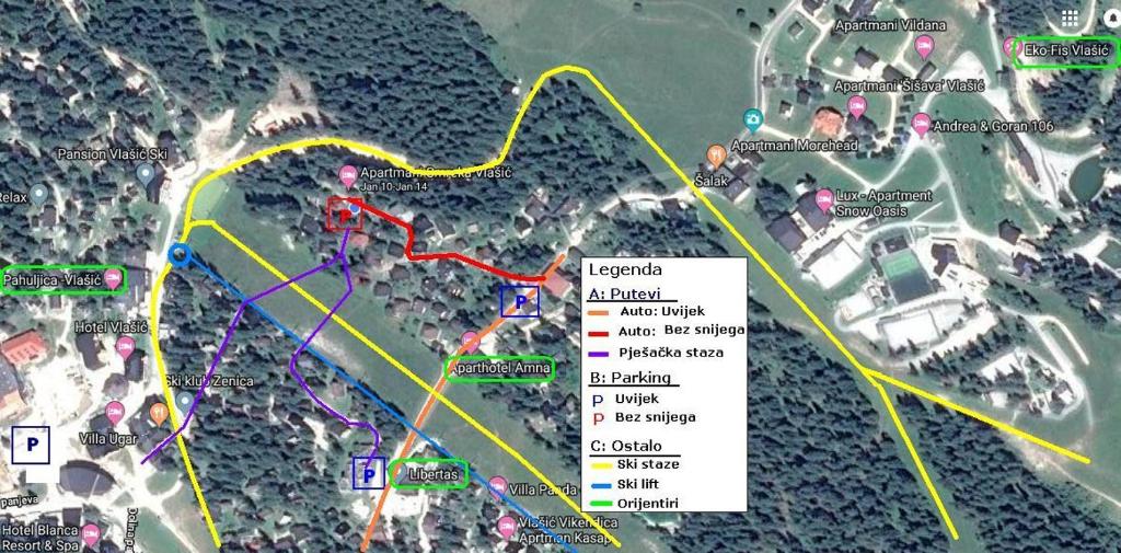 Fotografie z fotogalerie ubytování Apartmani Smreka Vlašić v destinaci Vlašić