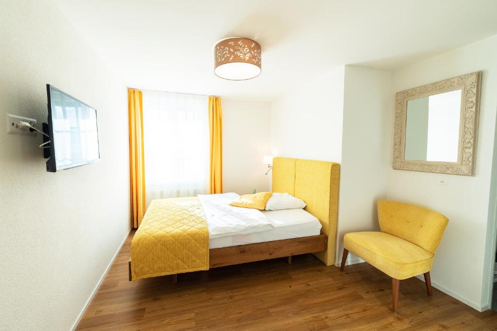 Posteľ alebo postele v izbe v ubytovaní Hotel & Restaurant Hasenstrick