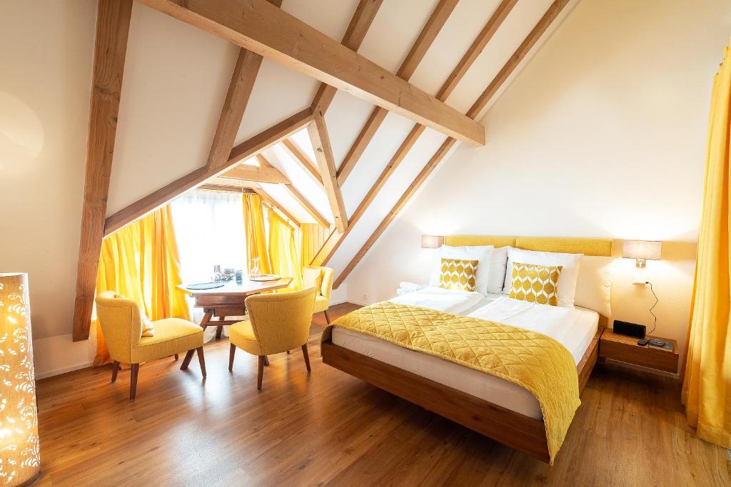 Posteľ alebo postele v izbe v ubytovaní Hotel & Restaurant Hasenstrick