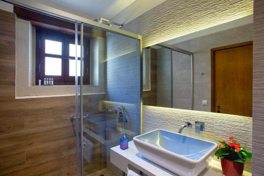 Koupelna v ubytování Casa Moazzo Suites and Apartments