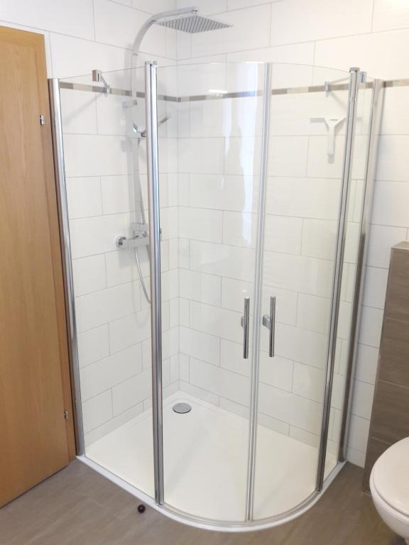 Koupelna v ubytování Ferienwohnung Kupfer