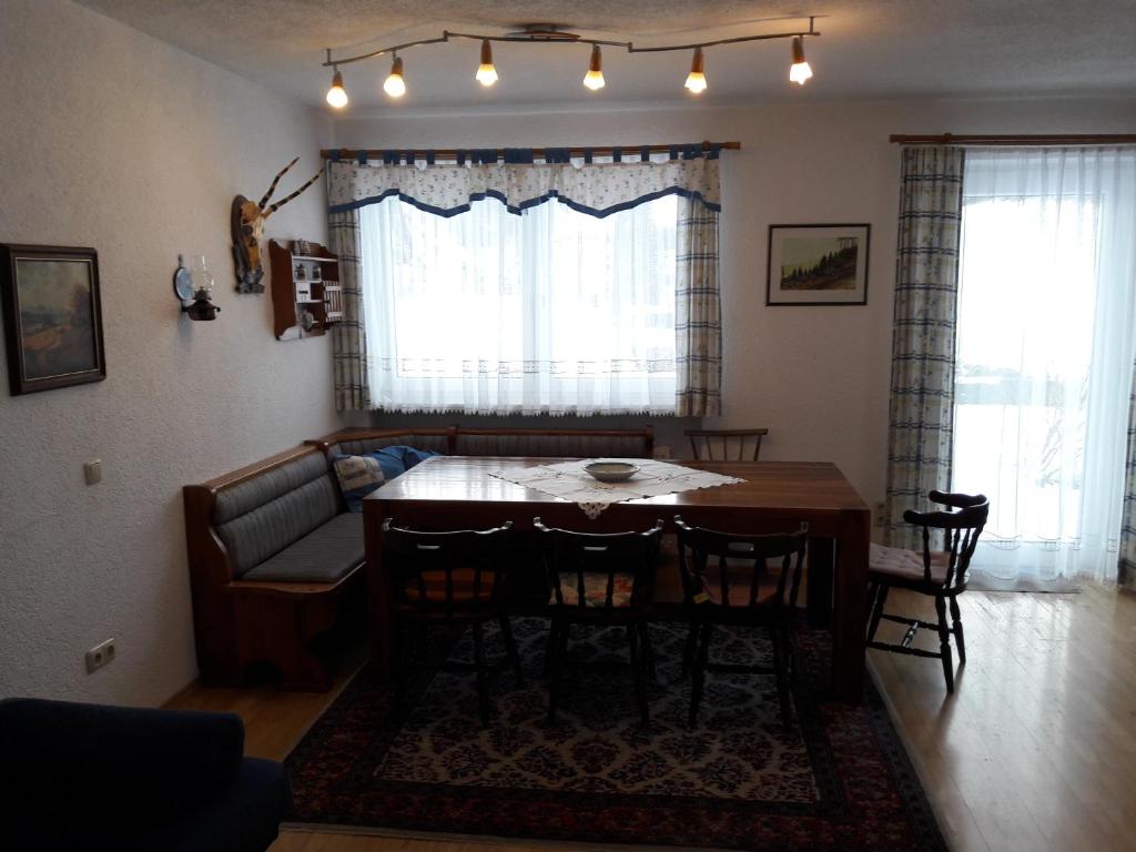 Posezení v ubytování Ferienwohnung Kupfer