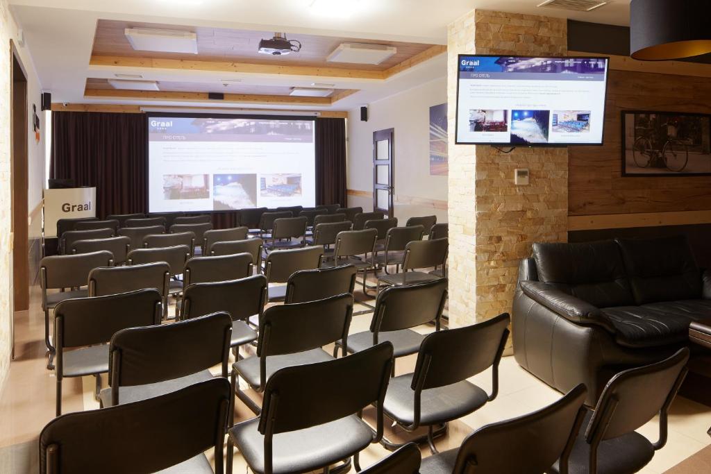 TV a/nebo společenská místnost v ubytování Graal resort