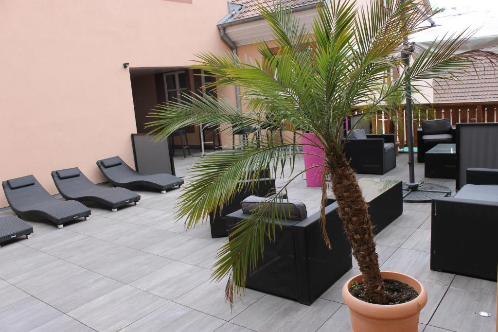 Posezení v ubytování Hotel Restaurant 3 Châteaux