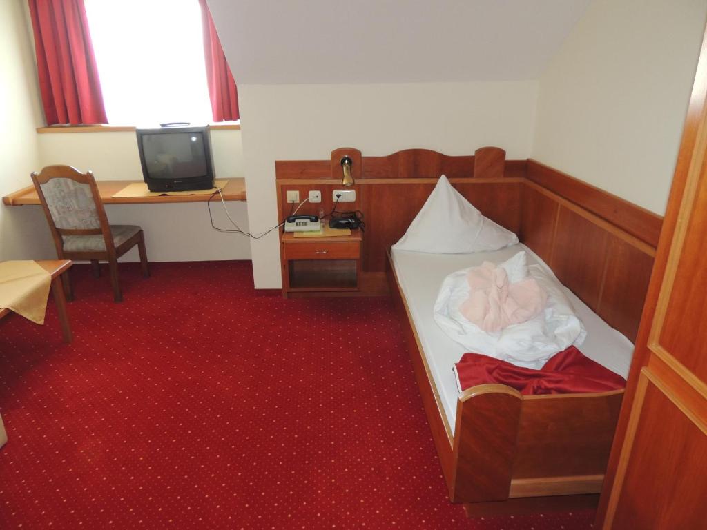 TV a/nebo společenská místnost v ubytování Hotel Silvia