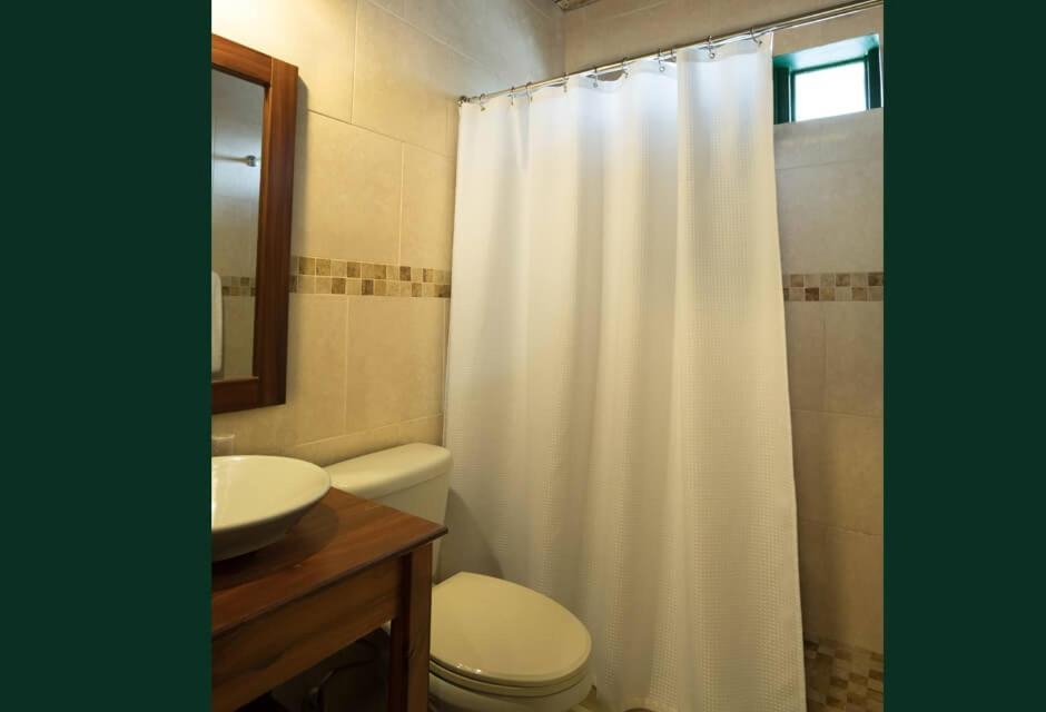 Koupelna v ubytování Hacienda Juanita