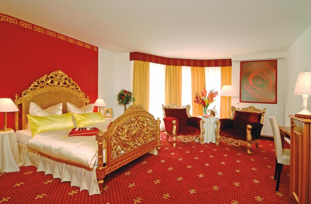 Postel nebo postele na pokoji v ubytování Central Boutique Hotel