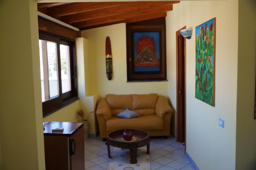 Posezení v ubytování Casa Matarazzo