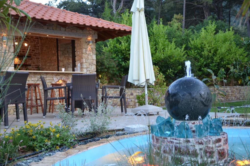 Zahrada ubytování Glikadi Hotel