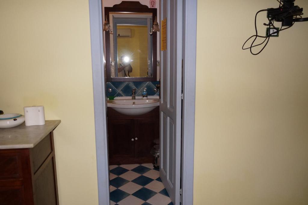 Koupelna v ubytování Casa Matarazzo