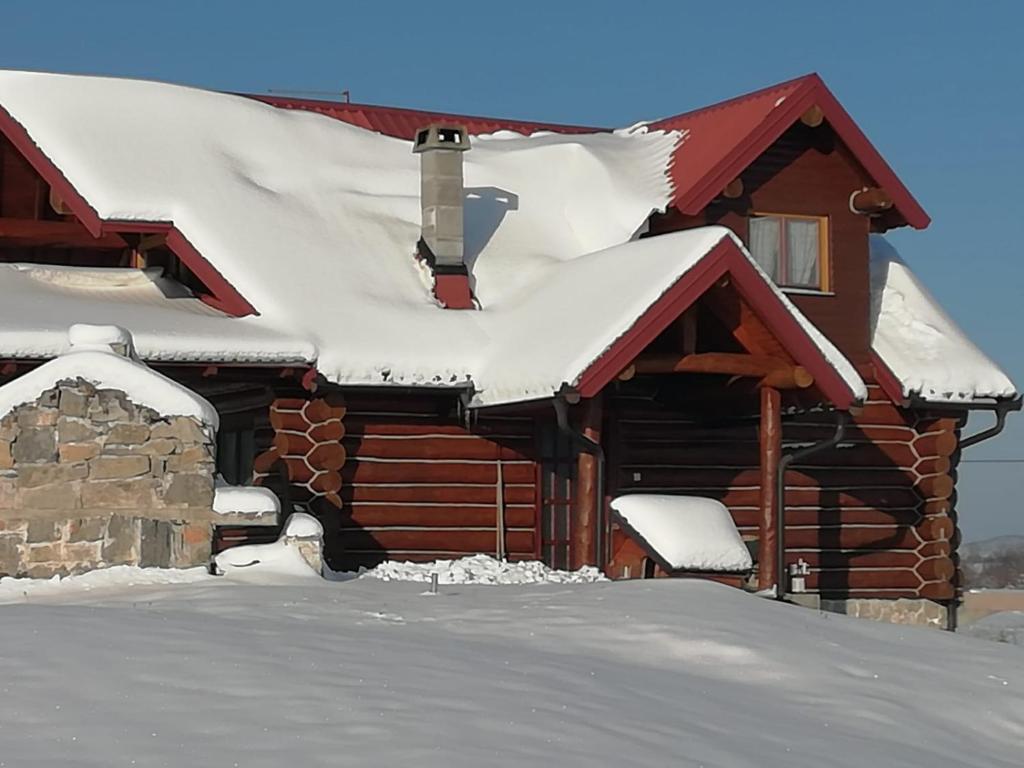 Wooden House Sveti Rok v zime