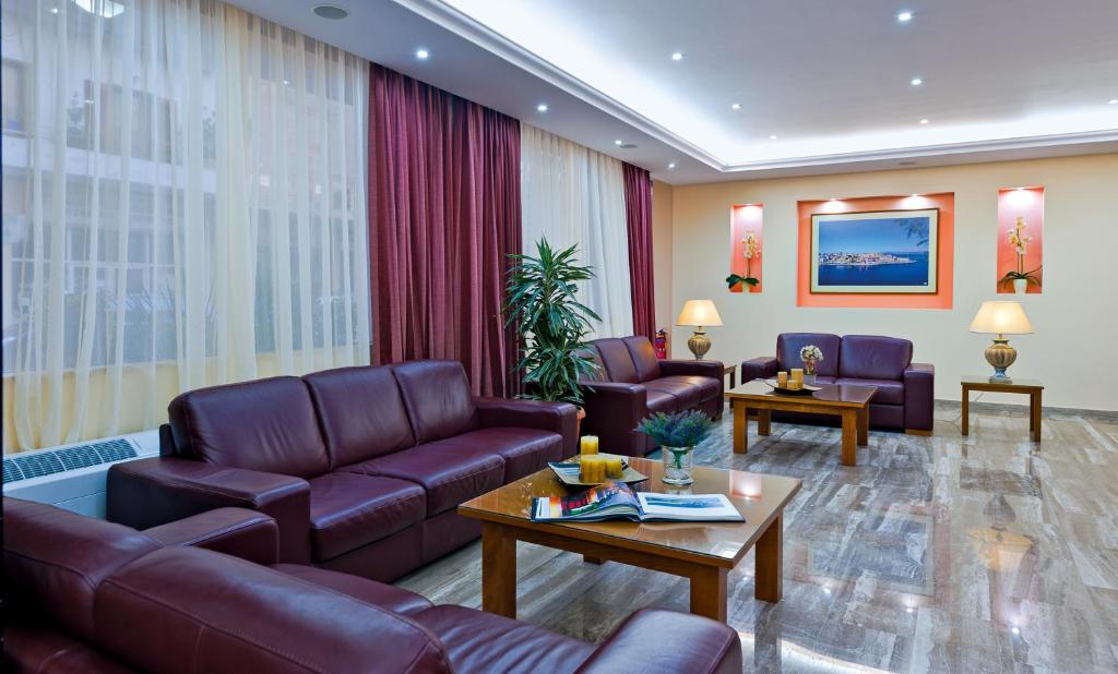Posezení v ubytování Nefeli Hotel