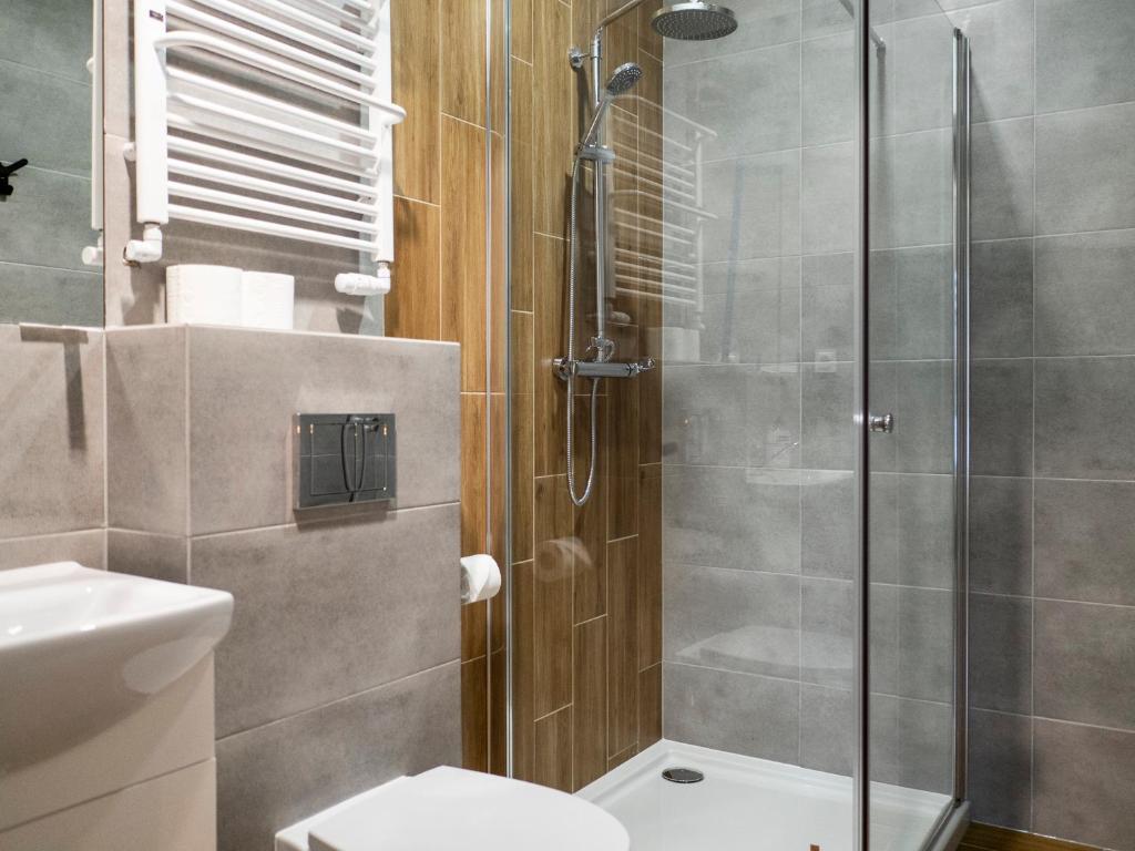 Kúpeľňa v ubytovaní Apartamenty Białystok - Botaniczna 9A/21