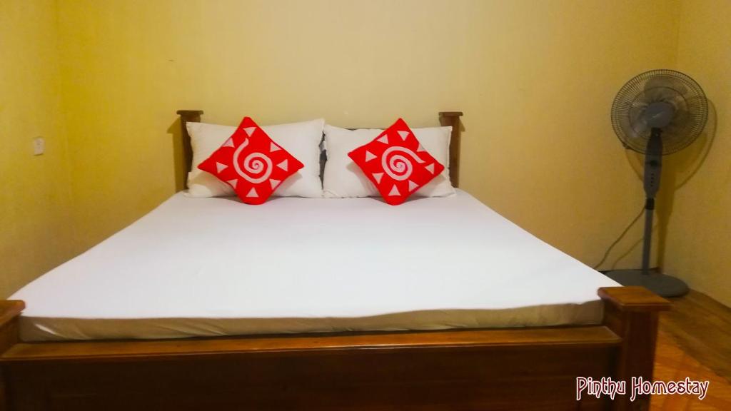 Postel nebo postele na pokoji v ubytování Pinthu Home Stay