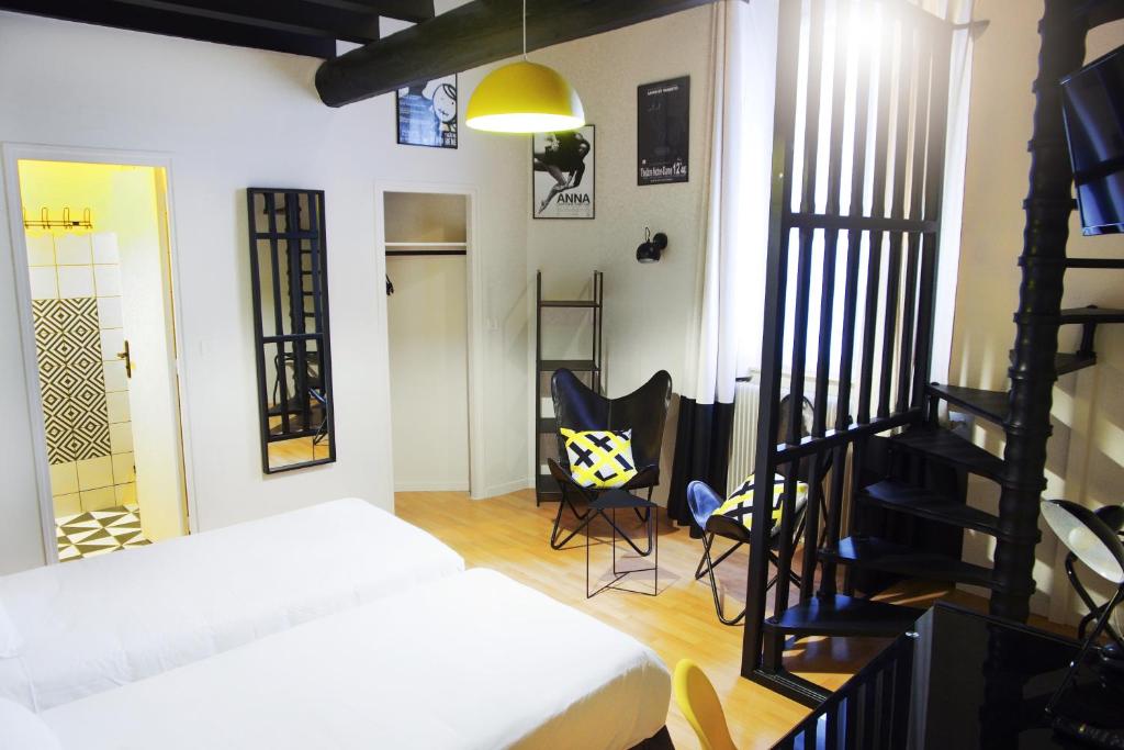 Hotel Le Magnan - Quarto Familiar Mezanino