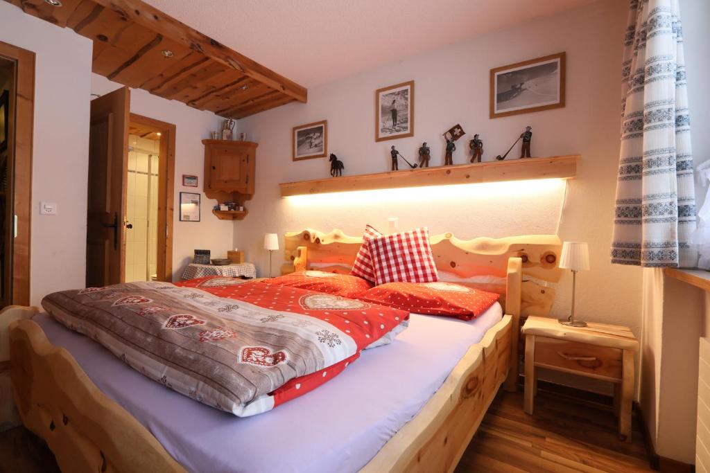 Postel nebo postele na pokoji v ubytování B&B Stiffler-Huus