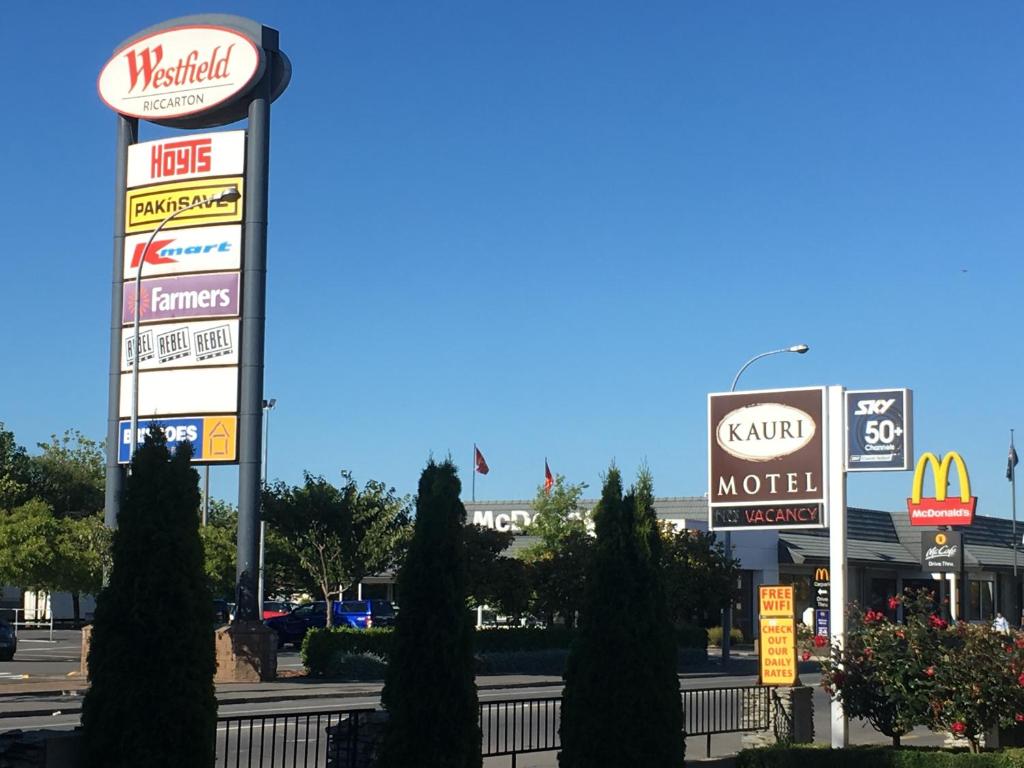 Certifikát, hodnocení, plakát nebo jiný dokument vystavený v ubytování Kauri Motel on Riccarton