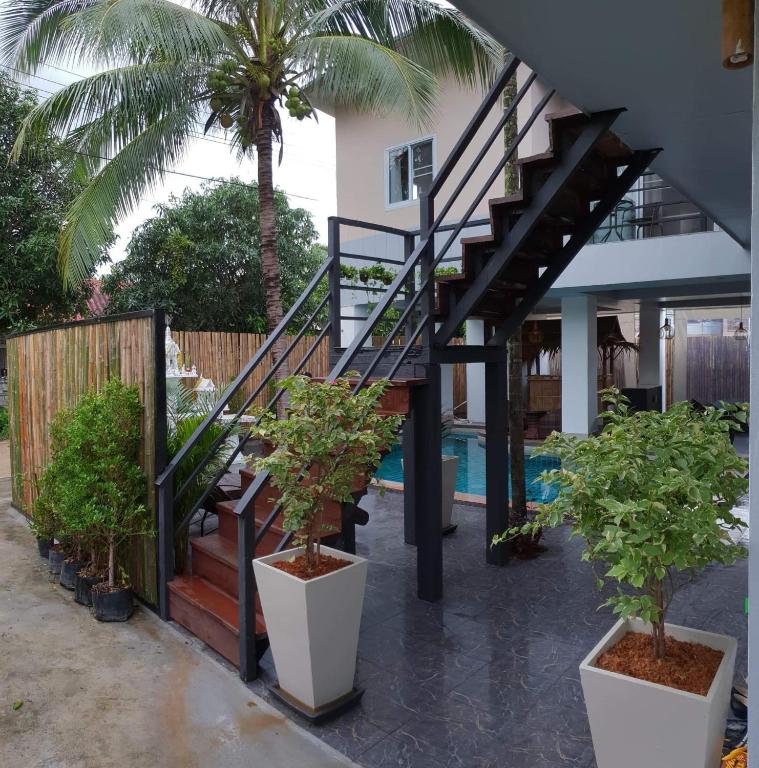Zahrada ubytování Samui Star Guesthouse