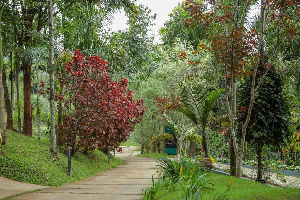 Zahrada ubytování The Woods Resorts Wayanad