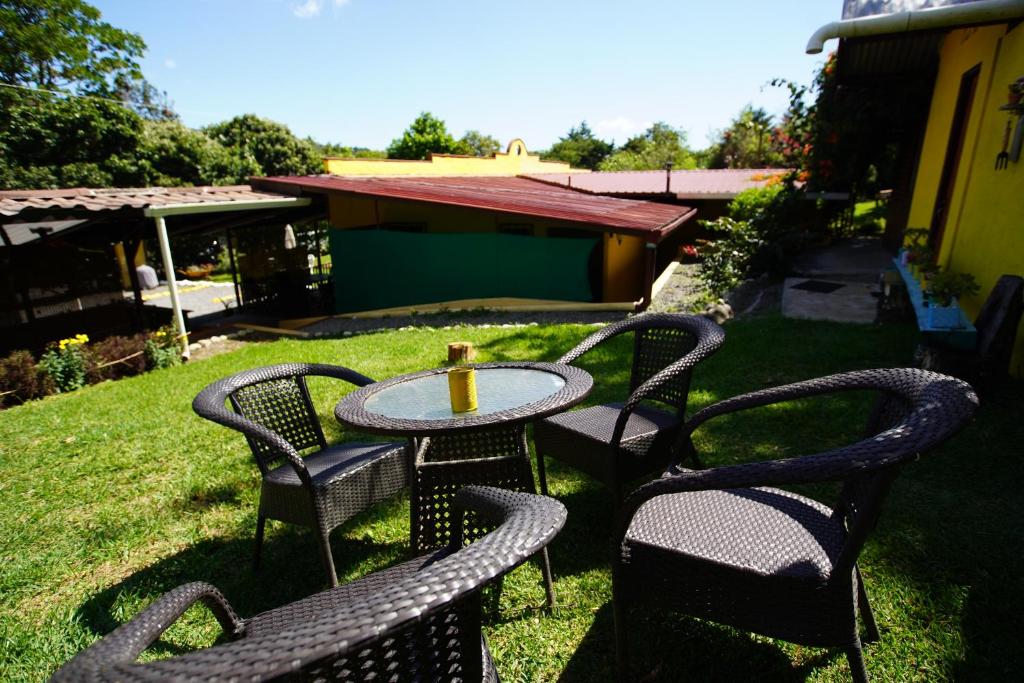 Zahrada ubytování Agaseke Lodge Boquete