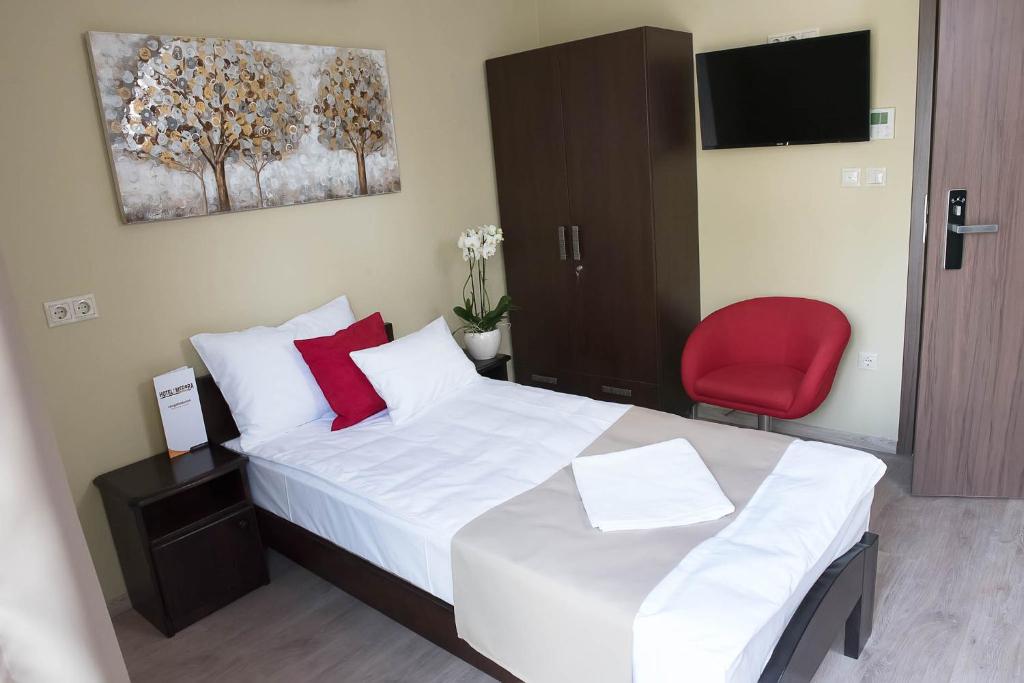 Postel nebo postele na pokoji v ubytování MeDoRa Park - Hotel MeDoRa***