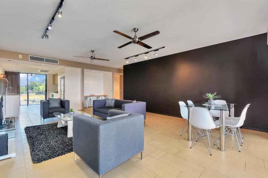 Posezení v ubytování Darwin Waterfront Short Stay Apartments