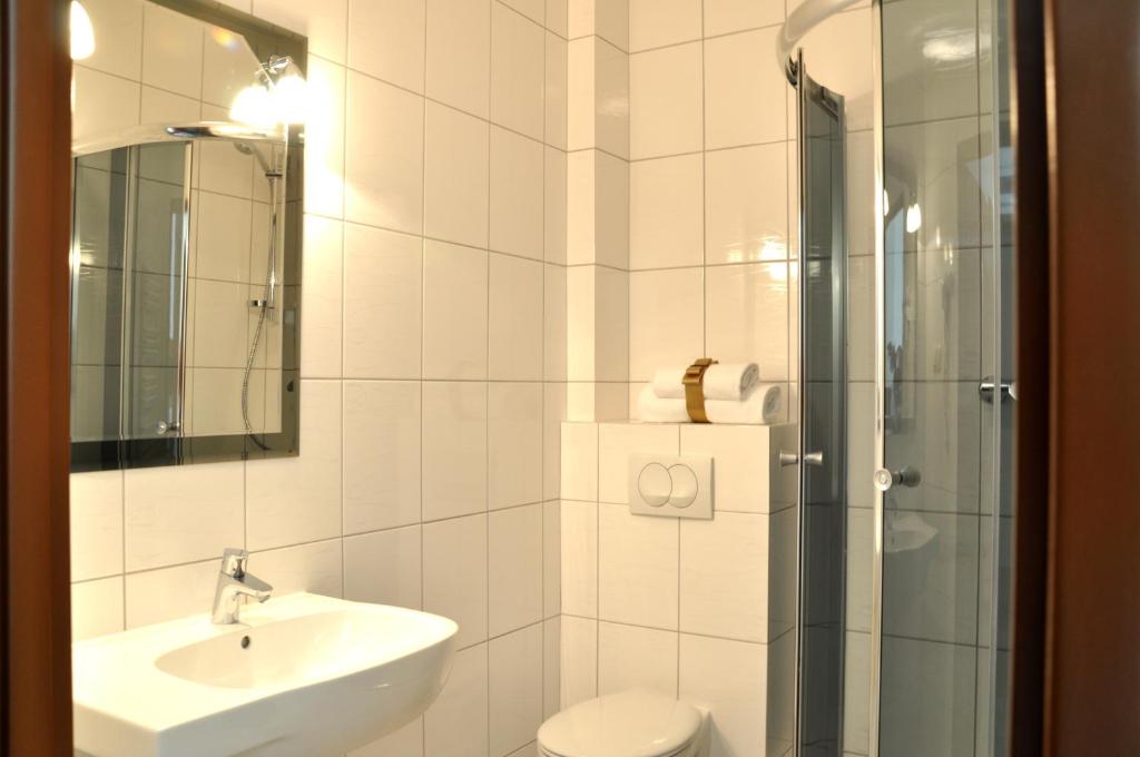Vannituba majutusasutuses Hotel nad Wigrami