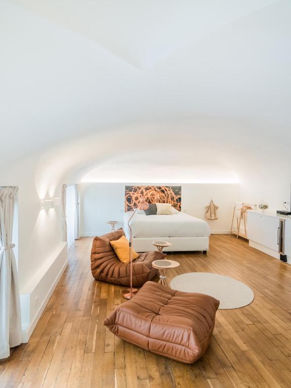 Posezení v ubytování MiHotel Comte