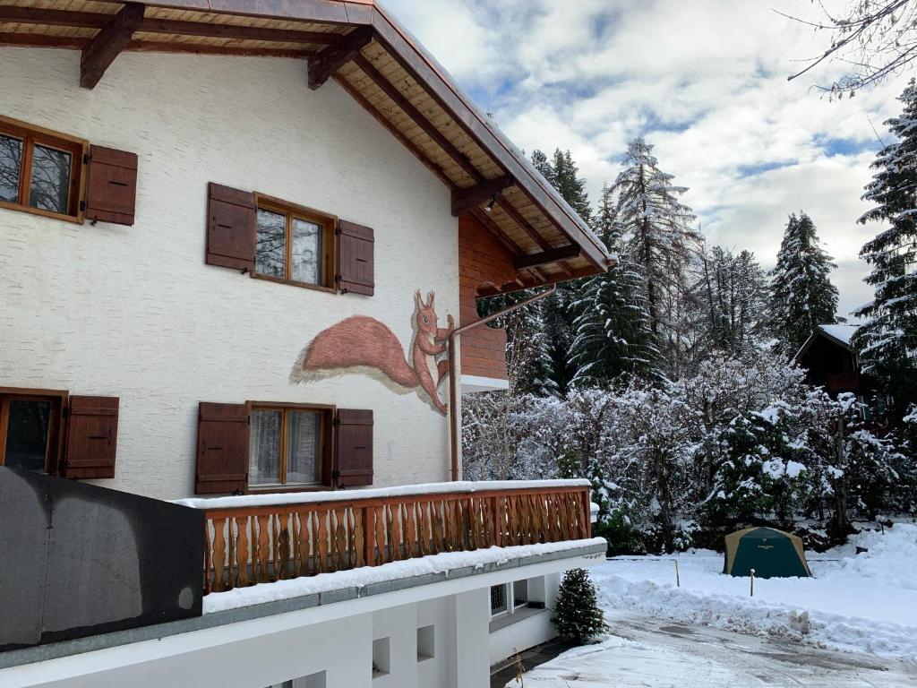 Hôtel Ecureuil Villars v zimě