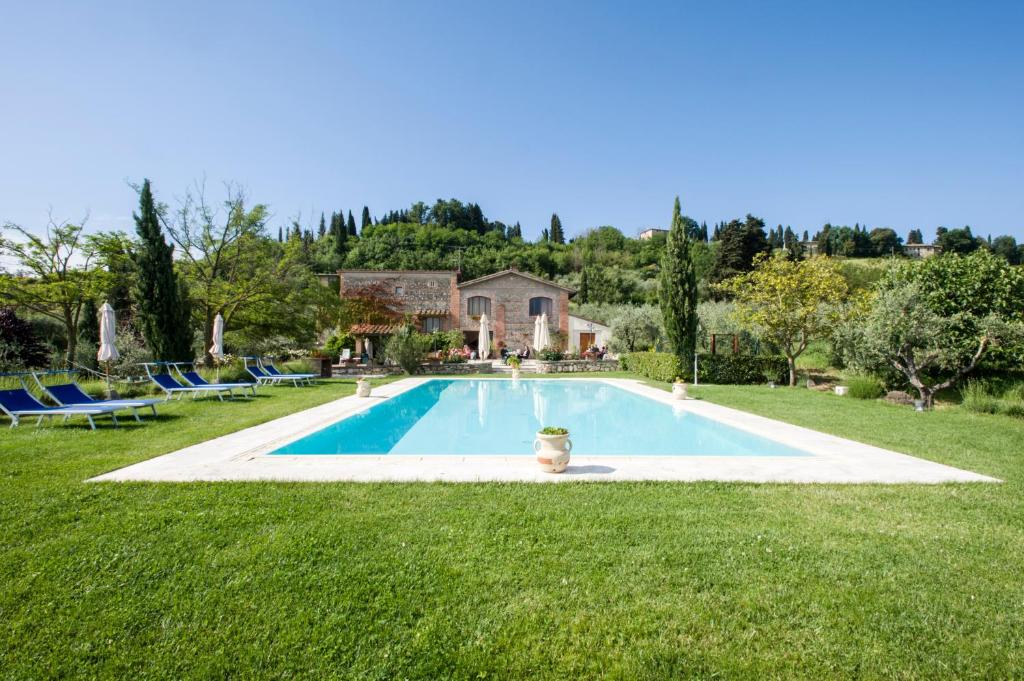Bazén v ubytování B&B Ponte a Nappo San Gimignano nebo v jeho okolí