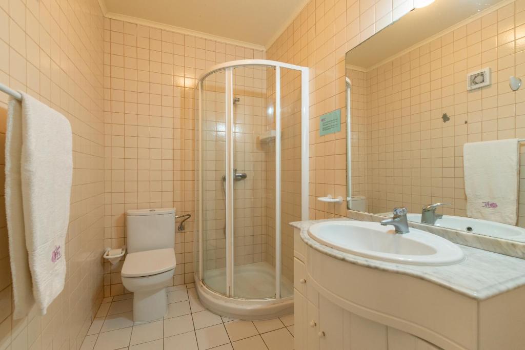 Koupelna v ubytování Casa Azul