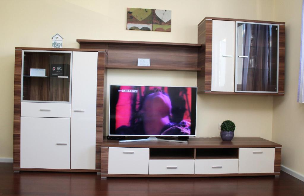 TV a/nebo společenská místnost v ubytování Apartment MEL II