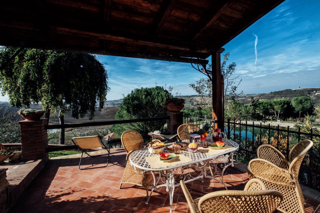Balkón alebo terasa v ubytovaní Agriturismo Palazzo Conti A