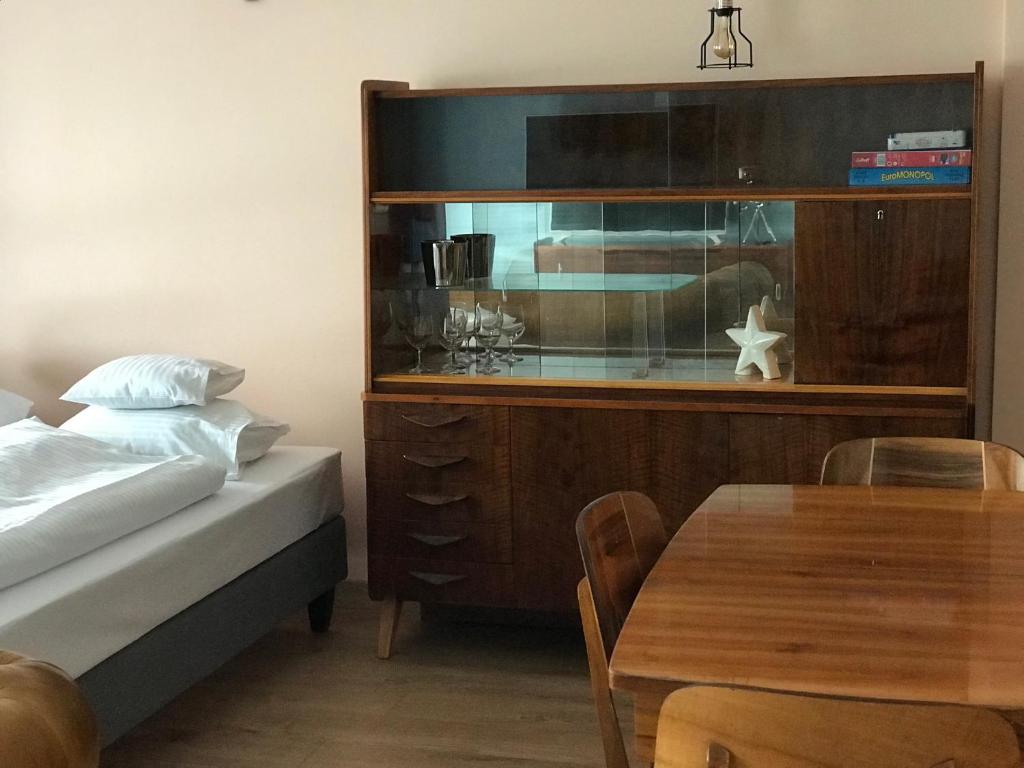 Postel nebo postele na pokoji v ubytování Silesia Apartment Eliza