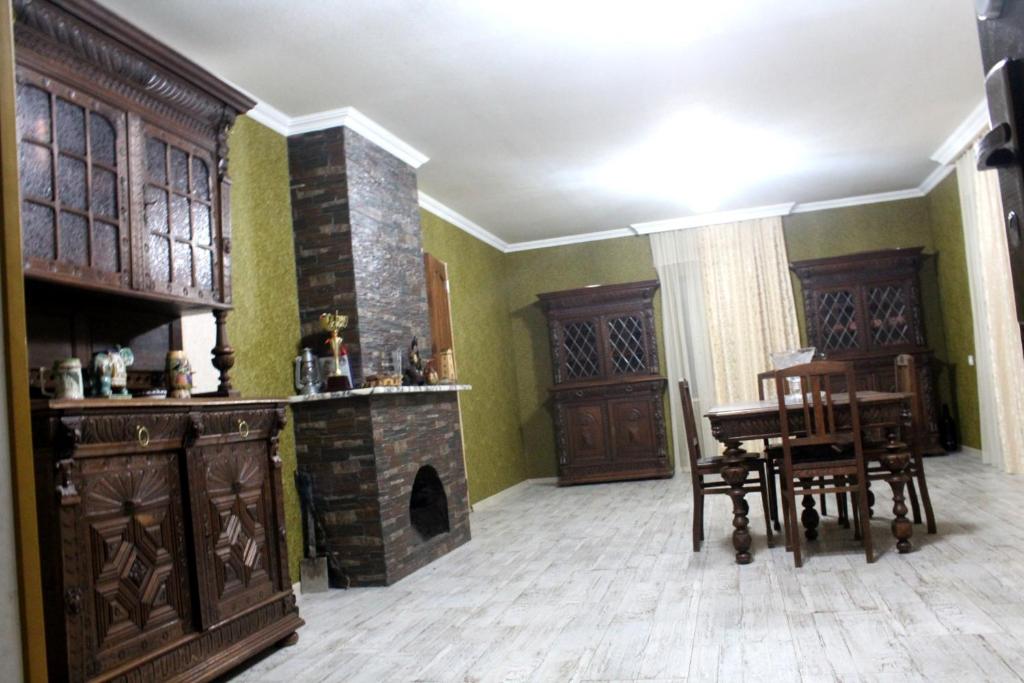 Kuchyň nebo kuchyňský kout v ubytování Guesthouse AlpenRose