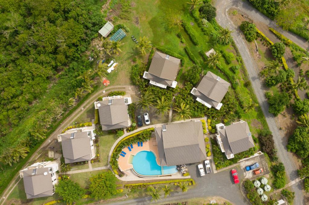 Letecký snímek ubytování Dreamview Villas