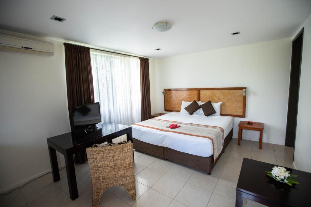 Postel nebo postele na pokoji v ubytování Dreamview Villas