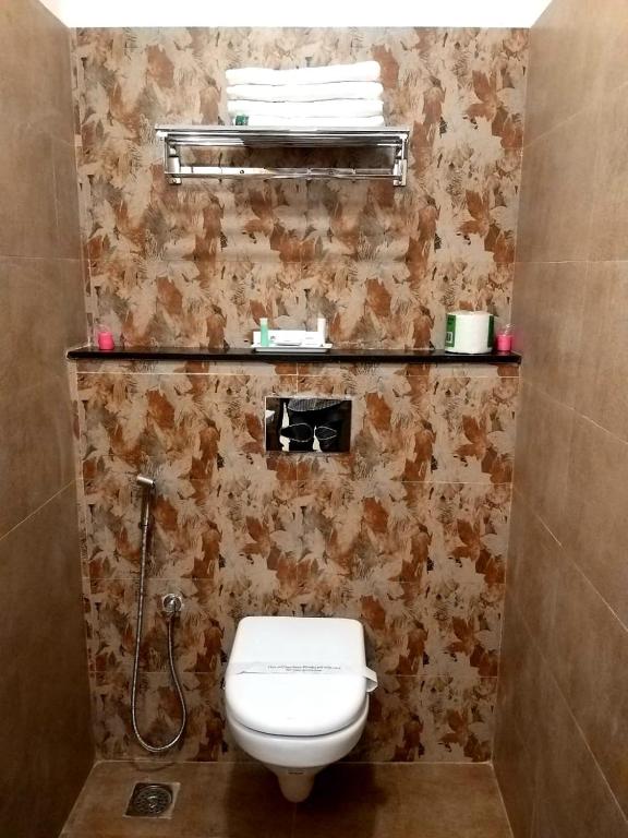 Koupelna v ubytování GRAND ELEGANT