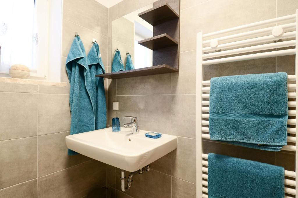 Kúpeľňa v ubytovaní Appartements Hitzenbichler
