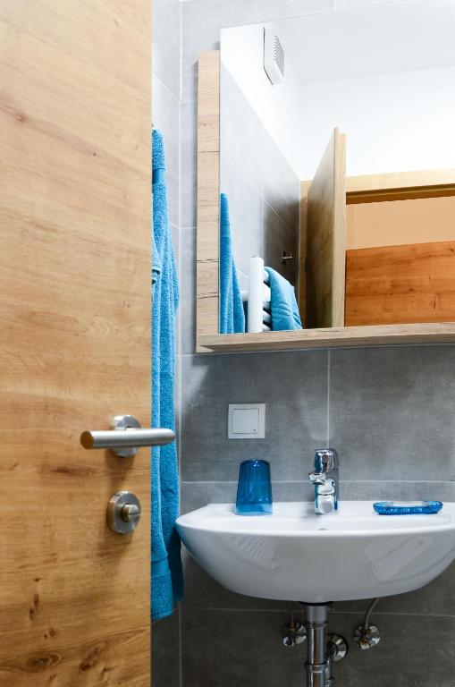 Kúpeľňa v ubytovaní Appartements Hitzenbichler