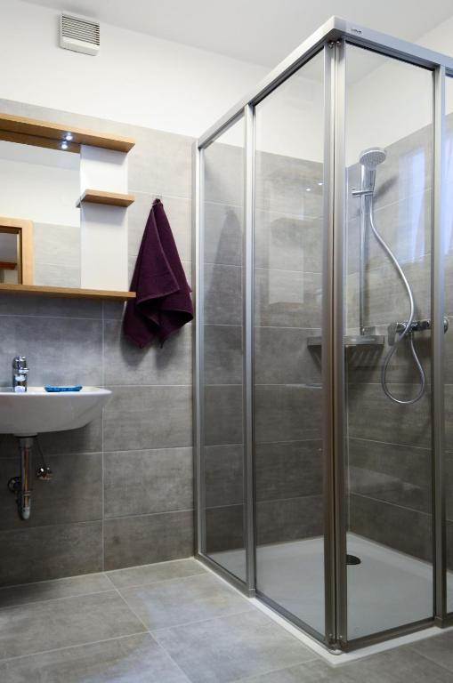 Kúpeľňa v ubytovaní Appartements Hitzenbichler