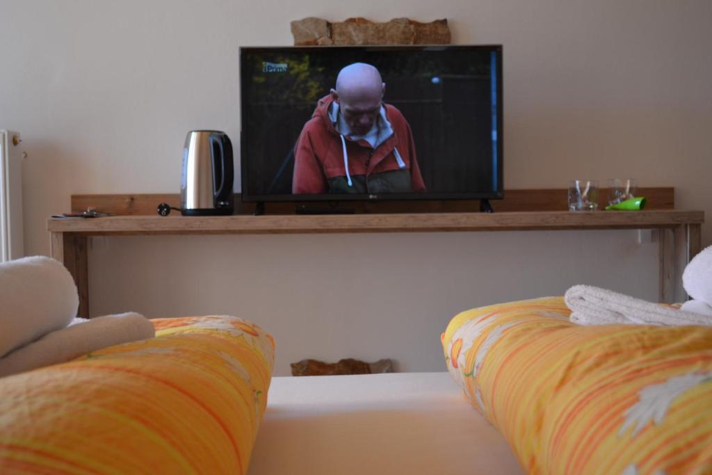 TV a/nebo společenská místnost v ubytování Penzión Štrba