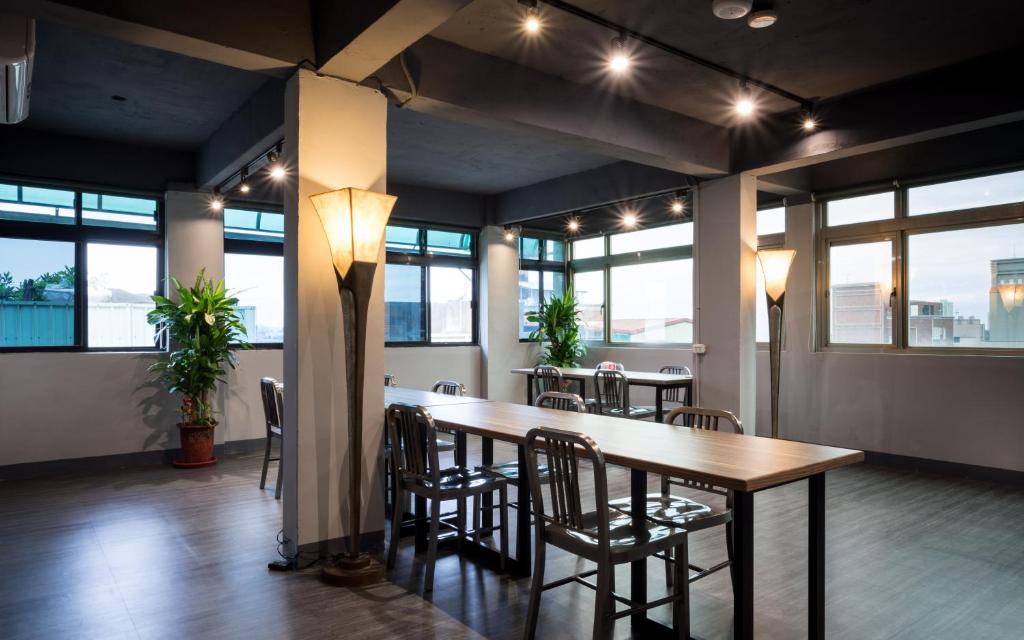 Restaurace v ubytování Taipei Travelers International Hostel